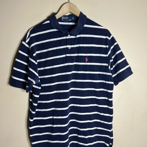 Polo Ralph Lauren Other - Polo Ralph Lauren striped polo shirt men’s size XL blue